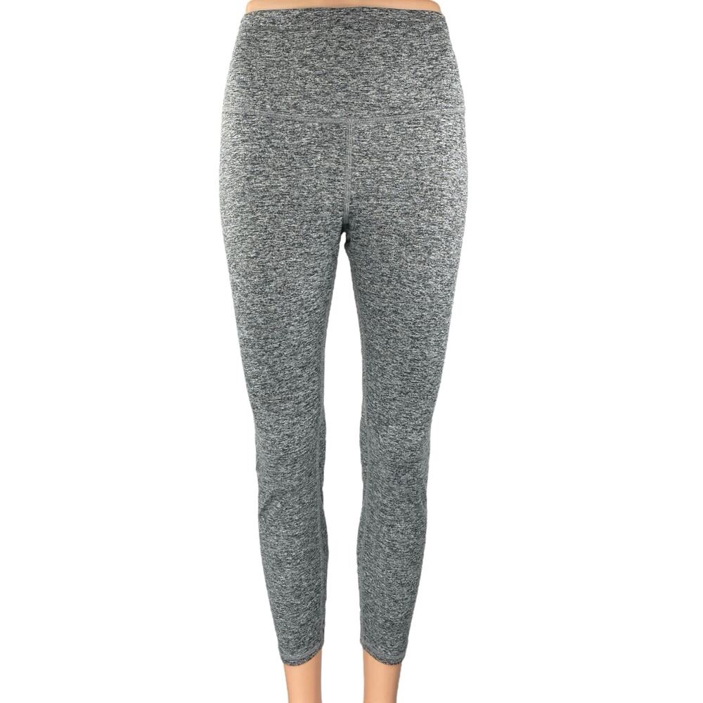 Quince Heather Gray Skinny High Waist Activewear Workout Yoga Leggings Pants M